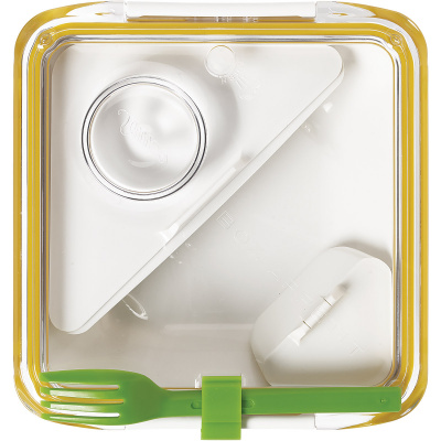 Pojemnik na lunch Box Appetit Black Blum biało-pomarańczowy BA003