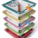 Pojemnik na lunch Box Appetit Black Blum biało-pomarańczowy BA003