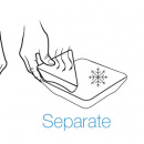 Pojemnik na lunch Box Appetit Black Blum biało-różowy BA002