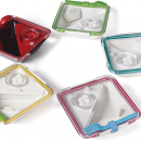 Pojemnik na lunch Box Appetit Black Blum biało-różowy BA002