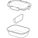 Pojemnik na lunch Box Black Blum prostokątny, mały BAP-RT-S001