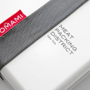 Pojemnik na lunch Omami Color kwadratowy fioletowy OM-C17751