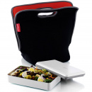 Pojemnik na lunch Omami Color kwadratowy fioletowy OM-C17751