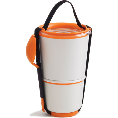 Pojemnik obiadowy Lunch Pot Black Blum biało-pomarańczowy BP003