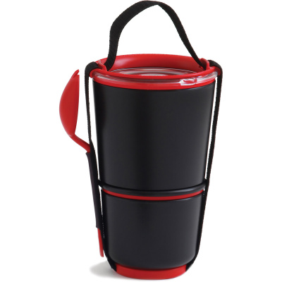 Pojemnik obiadowy Lunch Pot Black Blum czarno-czerwony BP004