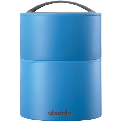 Pojemnik obiadowy z przegródką Aladdin Bento niebieski podwójny AL-10-01135-001