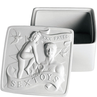 Pojemnik porcelanowy Seletti Tattoo Box Sex Toys _09815