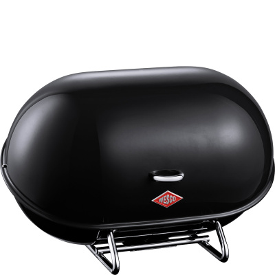 Pojemnik stalowy na pieczywo czarny Single Breadboy Wesco 222101-62