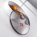 Pojemnik z pokrywką na przekąski fioletowy Spacy Peppy Wesco 223401-36