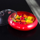 Pojemnik z pokrywką na przekąski fioletowy Spacy Peppy Wesco 223401-36