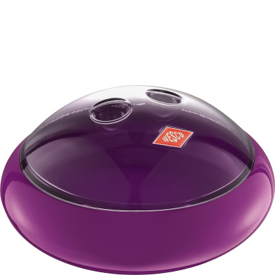 Pojemnik z pokrywką na przekąski fioletowy Spacy Peppy Wesco 223401-36