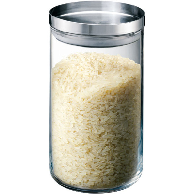 Pojemnik ze stalową pokrywą 1.0l Bodum Yohki stal matowa BD-8600-16
