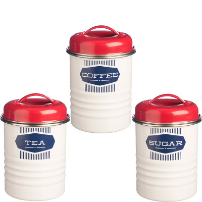 Pojemniki kuchenne na herbatę, kawę, cukier Vintage Belmont Typhoon 1400.125