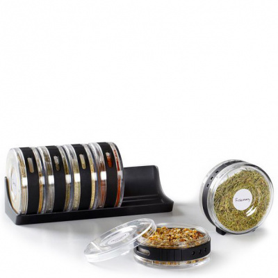 Pojemniki na przyprawy Cylindra Umbra czarne 330640-188