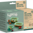 Pojemniki silikonowe na żywność Lekue 3 sztuki 3420000SURM017
