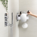 Półka narożnikowa pod prysznic z regulowanym lustrem EasyStore Joseph Joseph 70549