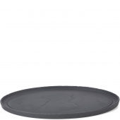 Półmisek do steków 35 cm, porcelanowa imitacja czarnego łupka Basalt Revol RV-654185-4