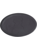 Półmisek do steków 35 cm, porcelanowa imitacja czarnego łupka Basalt Revol RV-654185-4