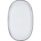 Półmisek duży, owalny z rantem 46 x 29 cm Caractere Revol biały RV-652864-1