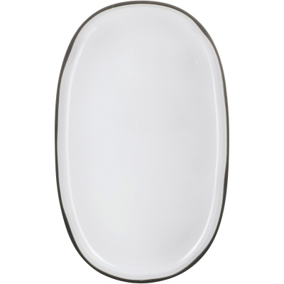 Półmisek owalny z rantem 35 x 21 cm Caractere Revol biały RV-652759-4