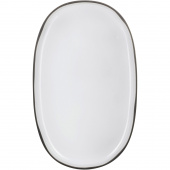 Półmisek owalny z rantem 35 x 21 cm Caractere Revol biały RV-652759-4