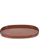 Półmisek owalny z rantem 35 x 21 cm Caractere Revol cynamonowy RV-652761-4