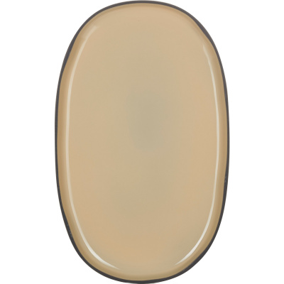 Półmisek owalny z rantem 35 x 21 cm Caractere Revol gałka muszkatołowa RV-652758-4