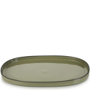 Półmisek owalny z rantem 35 x 21 cm Caractere Revol kardamon RV-652762-4