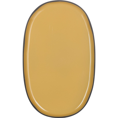 Półmisek owalny z rantem 35 x 21 cm Caractere Revol kurkuma RV-652764-4