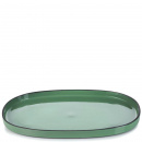 Półmisek owalny z rantem 35 x 21 cm Caractere Revol miętowy RV-652760-4