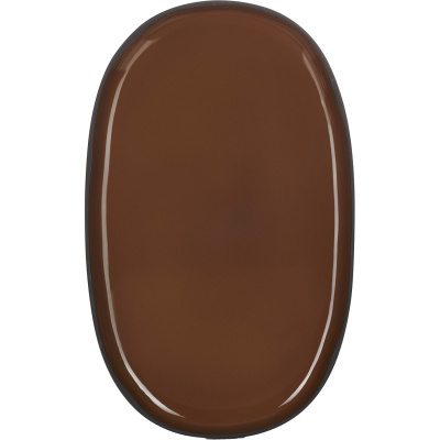 Półmisek owalny z rantem 35 x 21 cm Caractere Revol tonka RV-652763-4