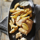 Półmisek prostokątny 36x15 cm, czarna porcelana, Revol Club RV-646319-4