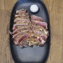 Półmisek prostokątny 36x21 cm, czarna porcelana, Revol Club RV-646321-4