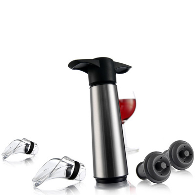 Pompka próżniowa do wina stalowa Vacu Vin vin649360