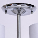 Ponadczasowy żyrandol sufitowy na 6 żarówek, biały, chromowany MW-LIGHT Elegance 379018506