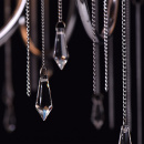 Ponadczasowy żyrandol sufitowy na 6 żarówek, biały, chromowany MW-LIGHT Elegance 379018506