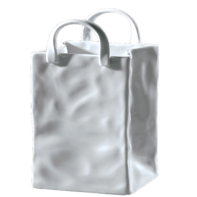 Porcelanowa torebka Deco Bag Cilio 17 cm CI-104608