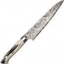 Poręczny nóż kuchenny ręcznie kuty 13 cm Takeshi Saji WBB stal R-2 HB-452