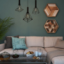 Potrójna lampa industrialna do jadalni Spider Maytoni Loft T021-03-B