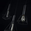 Potrójna lampa industrialna do jadalni Spider Maytoni Loft T021-03-B