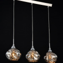 Potrójna lampka wisząca, zadymione, szklane klosze Haze Maytoni Modern P244-PL-03-N