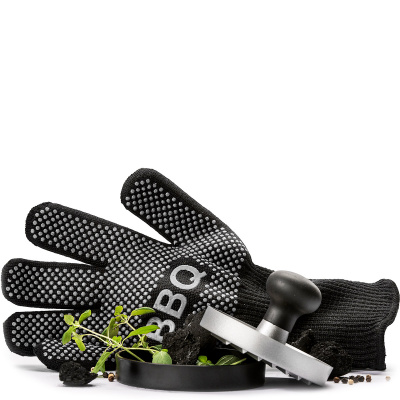 Prasa do hamburgerów i rękawica grillowa BBQ Sagaform SF-5003398