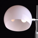 Prosta, klasyczna lampa stojąca o regulowanej wysokości, okrągły klosz 300042401