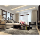 Prosta lampa wisząca LED do jadalni - regulowana, chrom / drewno 675011601