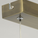 Prosta lampa wisząca Loft do jadalni lub kuchni 3 żarówki LED RegenBogen 657011203