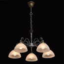 Prosty żyrandol pięcioramienny MW-LIGHT Country 323012805