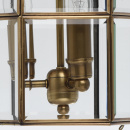 Przepiękna lampa wisząca o mosiężnej oprawie Chiaro Street 802010303