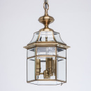 Przepiękna lampa wisząca o mosiężnej oprawie Chiaro Street 802010303