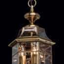 Przepiękna lampa wisząca o mosiężnej oprawie Chiaro Street 802010303