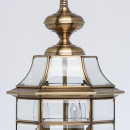 Przepiękna lampa wisząca o mosiężnej oprawie Chiaro Street 802010303